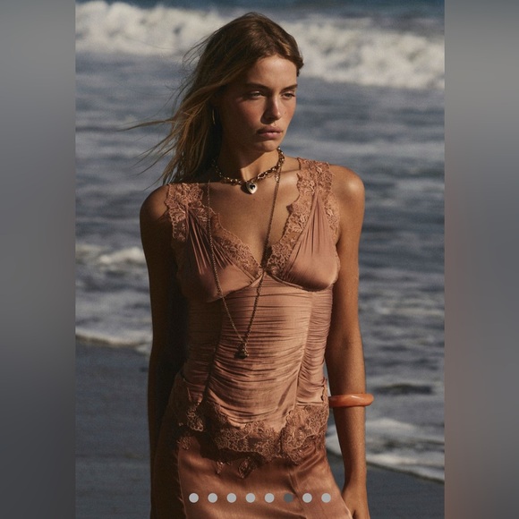 Free People Elena Lace Tank - Picture 6 of 9